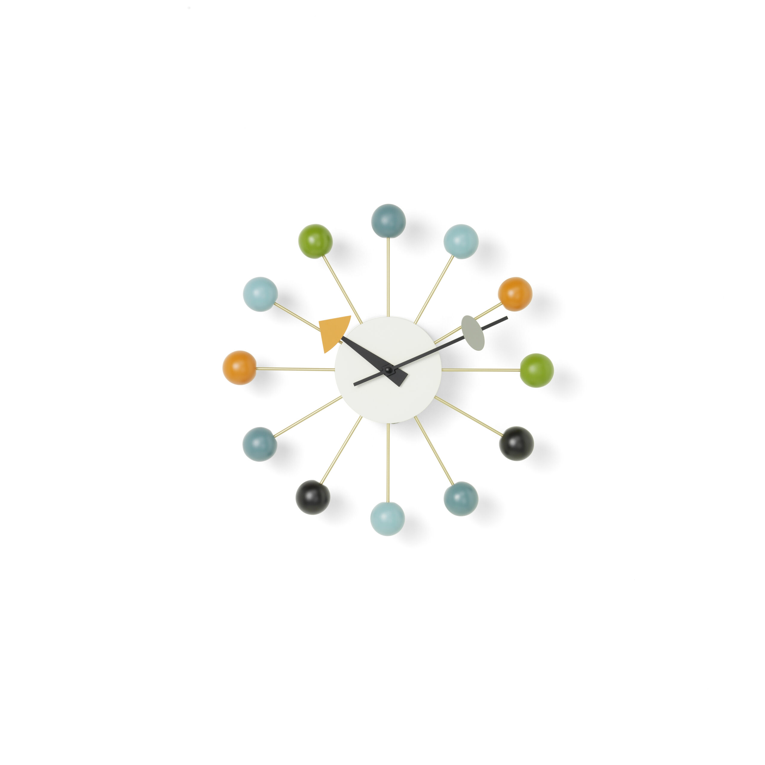 Ball clock multicolor