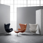 Fauteuil Egg Fauteuil Egg, années de renouveau Jbonet Nice, Cannes mobilier design