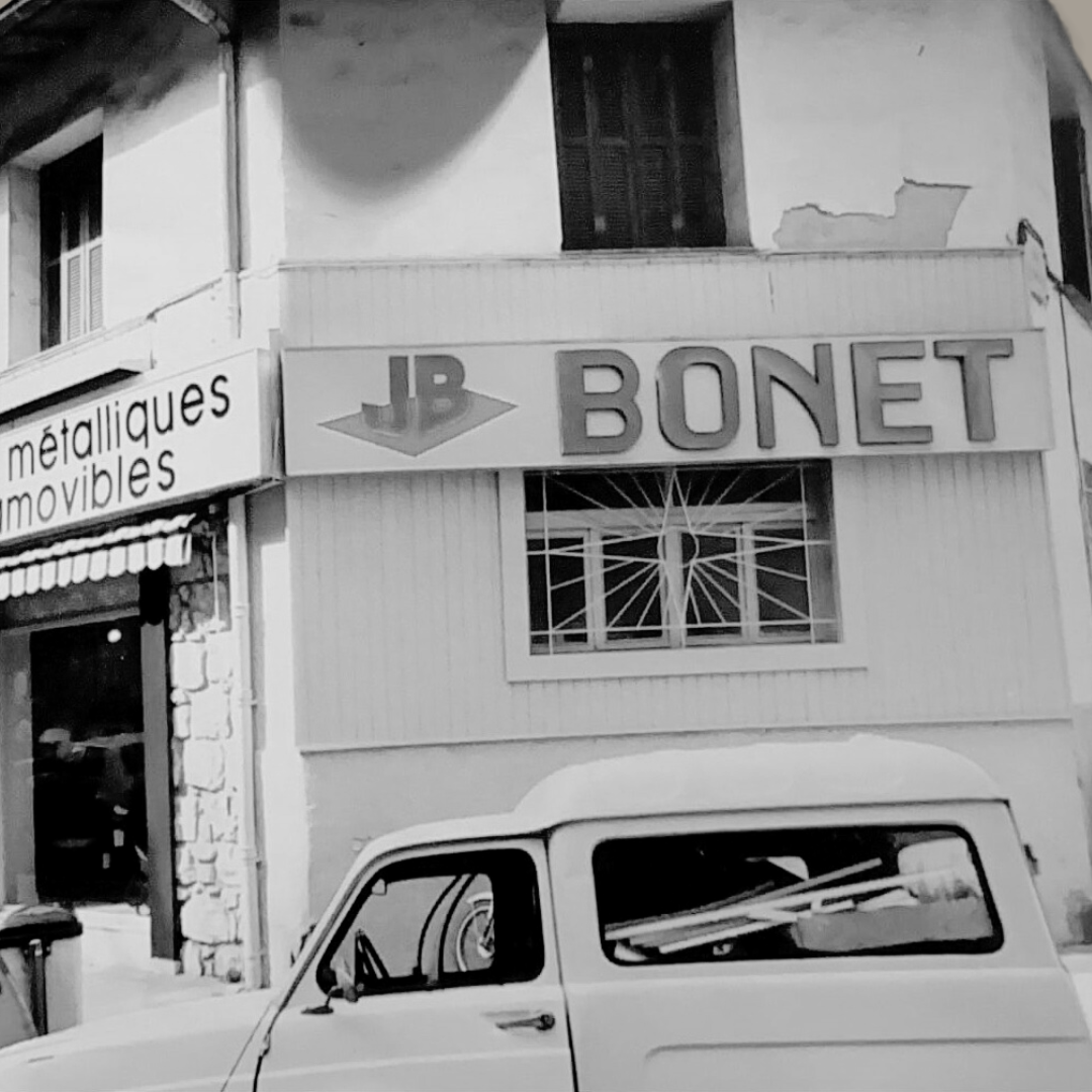 Showroom Jbonet en 1975