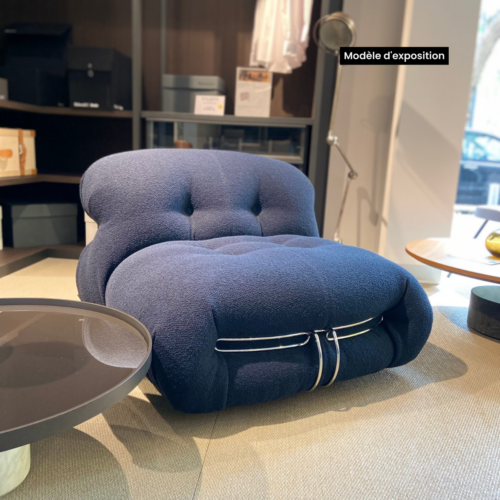 Fauteuil Soriana icone du design par Afrah et Tobia scarpa pour Cassina