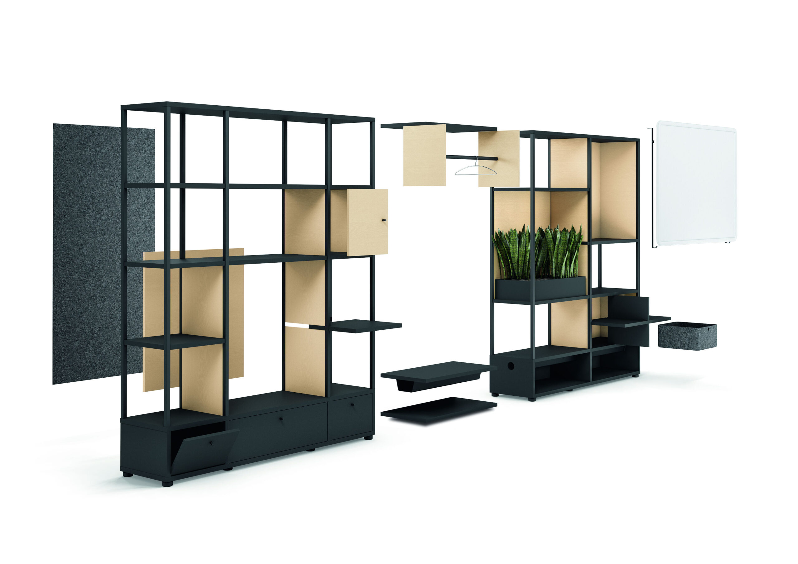 Etagere modulaire et modulable