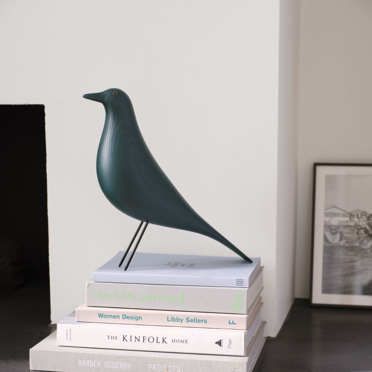 Eames House Bird nouvelle finition en vert