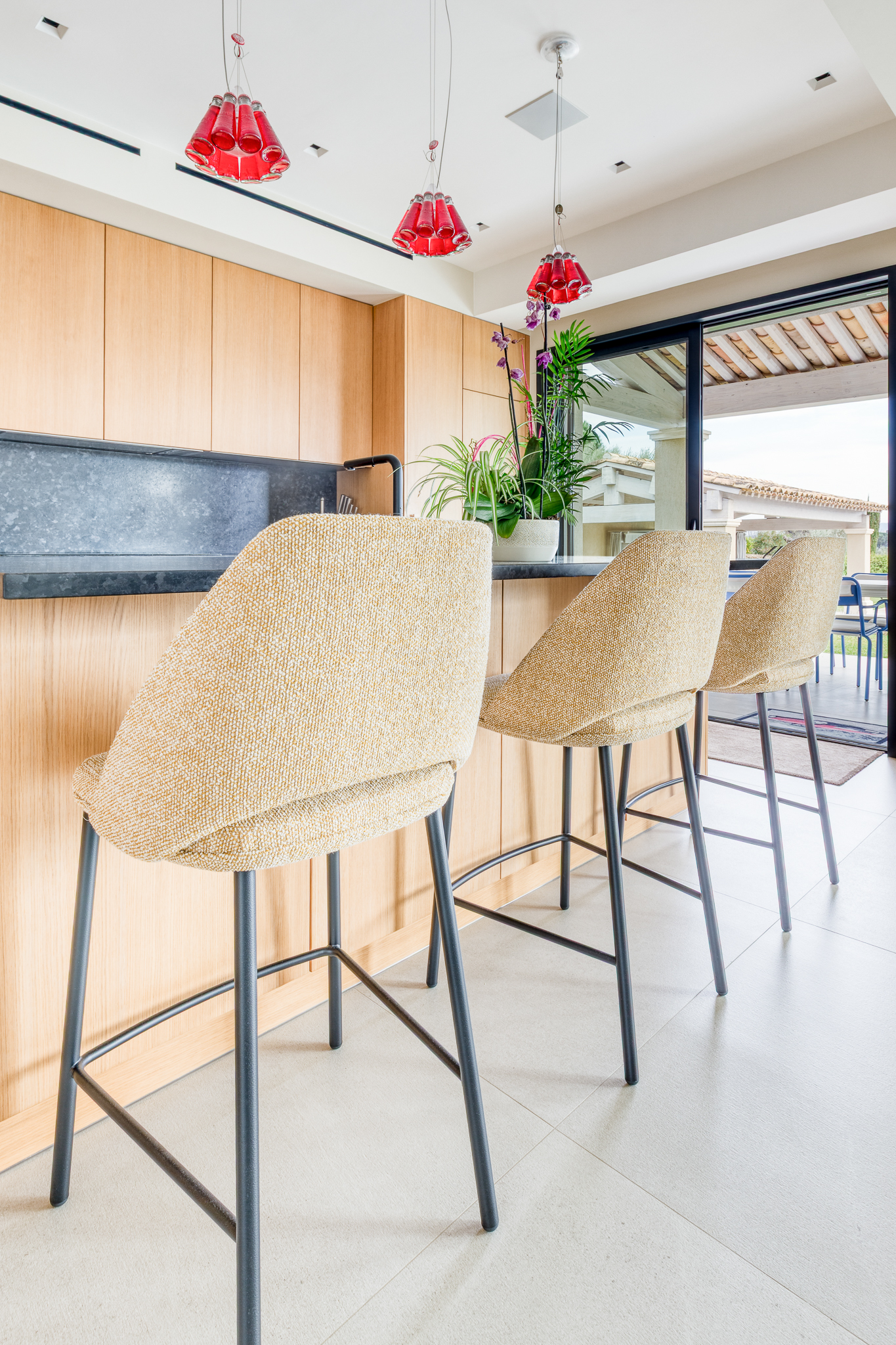 Tabouret pour aménagement de cuisine Particulier à Grimaud