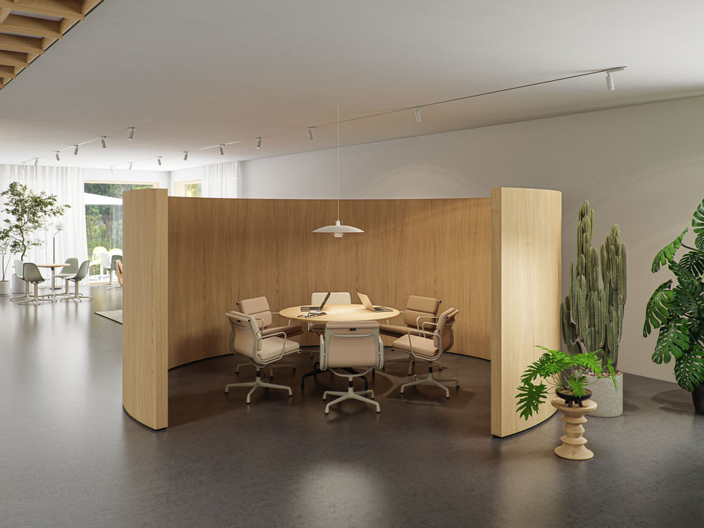 Eames soft pad group in situ