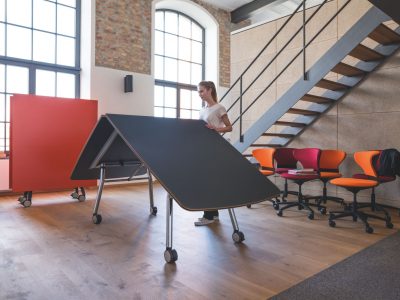 table de réunion flexible